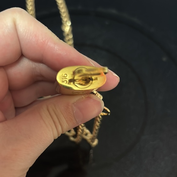 AUTHENTIC LOUIS VUITTON LOCK & KEY NECKLACE - Picture 5 of 6